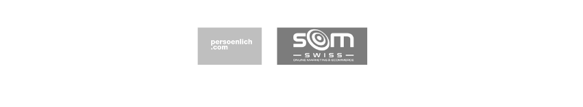 Logos von persönlich.com und SOM Swiss / SOM-Online-Konferenz, verlinkt auf ein Interview vom Oktober 2025 sowie auf die Studie „KI im Schweizer Marketing“ von Monika Liechti, Expertin für KI in Marketing und Kommunikation.